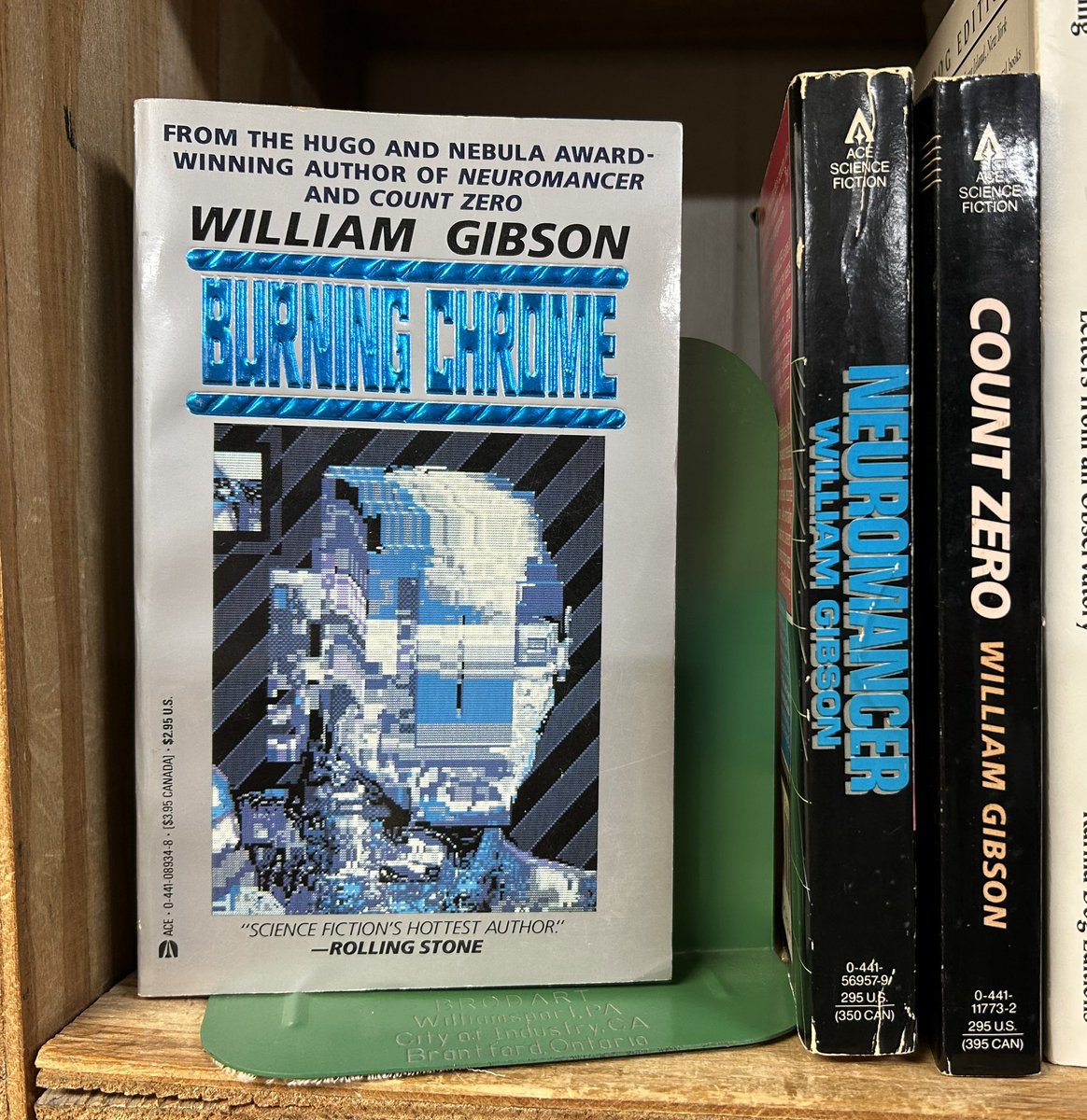 NormalsBooks's tweet image. 3 signed #WilliamGibson #AcePaperbacks in. #BaltimoreBookstore