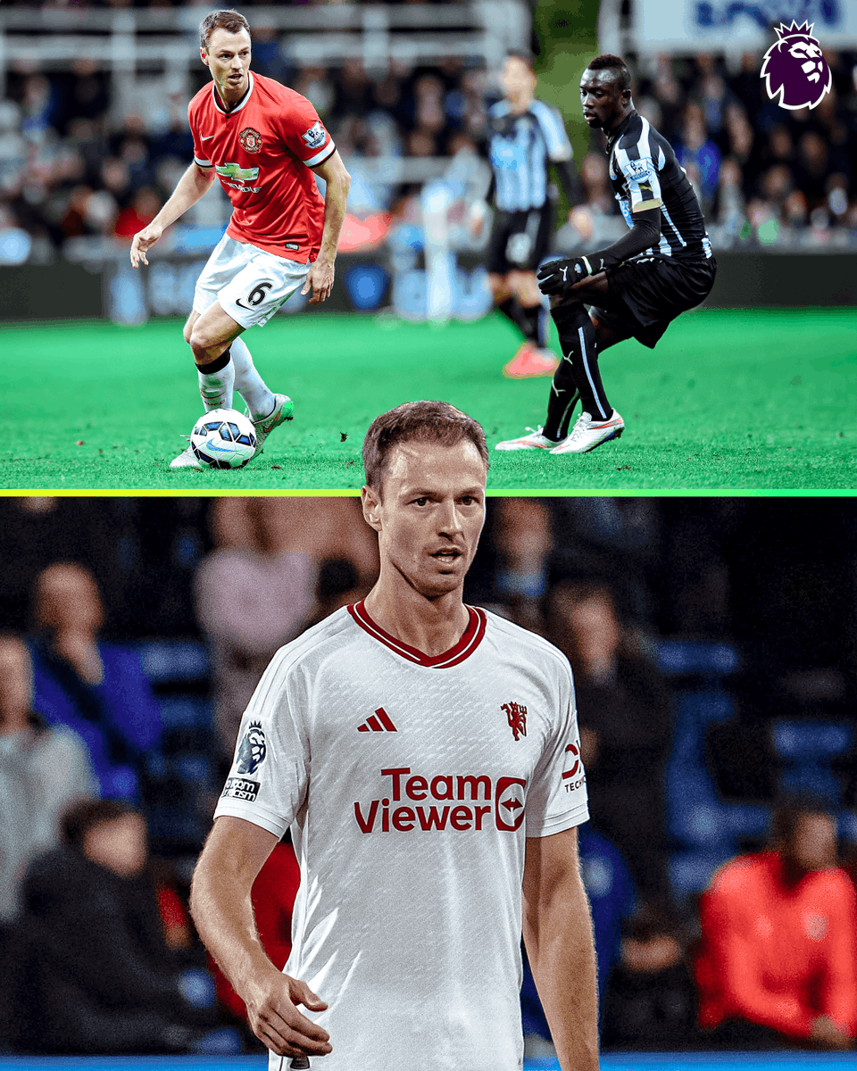 premierleague's tweet photo. Jonny Evans started a Premier League match for @ManUtd for the first time in 3,125 days 🤯

#BURMUN https://t.co/bXbb9VAGmV