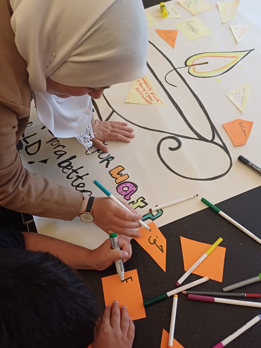 CreatingGround's tweet photo. Huge thanks to @MigrantConnect  for a day of sunshine, music, peace, inspiration and solidarity.
Thanks for asking us to show our film "Light the way" about the leadership journey of our Stronger Together team. Days like this give us so much hope 💫 https://t.co/RhWwNLSNMS