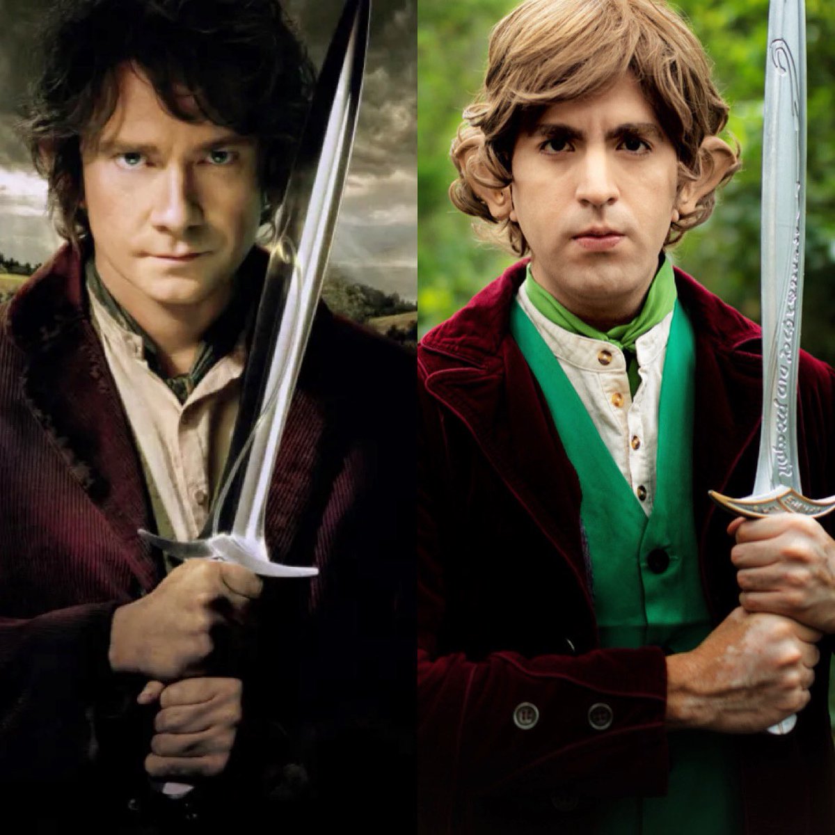 RickNerdvarro's tweet photo. We’ve had one #HobbitDay, yes. What about SECOND #Hobbit Day?
📸: FaesAndPhotos (right)
#tolkienweek #bilbo #bilbobaggins #thehobbit #anunexpectedjourney #martinfreeman https://t.co/58H4dKChPX