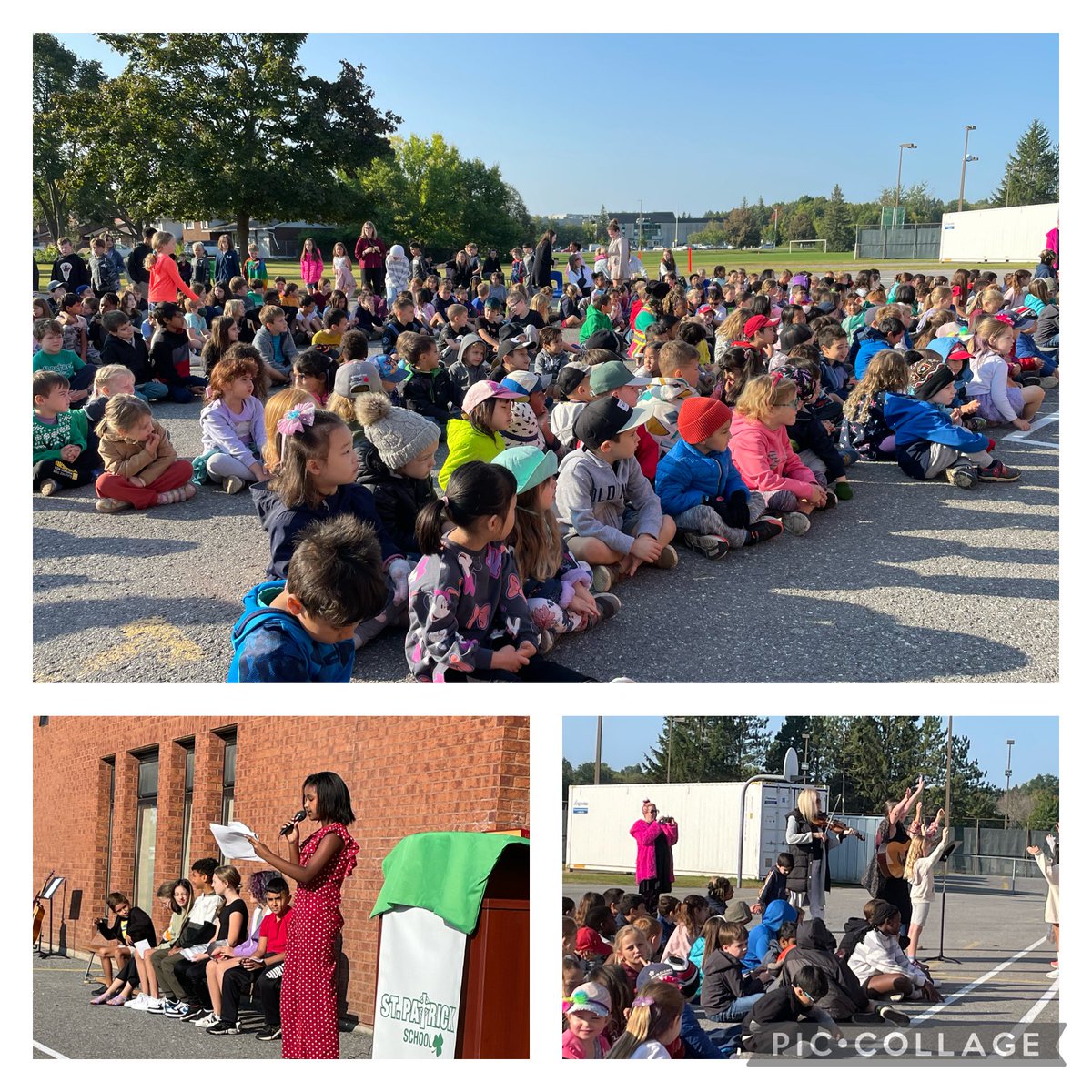Wonderful to gather as a community for our Welcome Back to School Liturgy. Messages of #ocsbHope, prayer and song filled the air! #ocsbBeCommunity ⁦<a href="/ocsbRE/">@ocsbRE</a>⁩