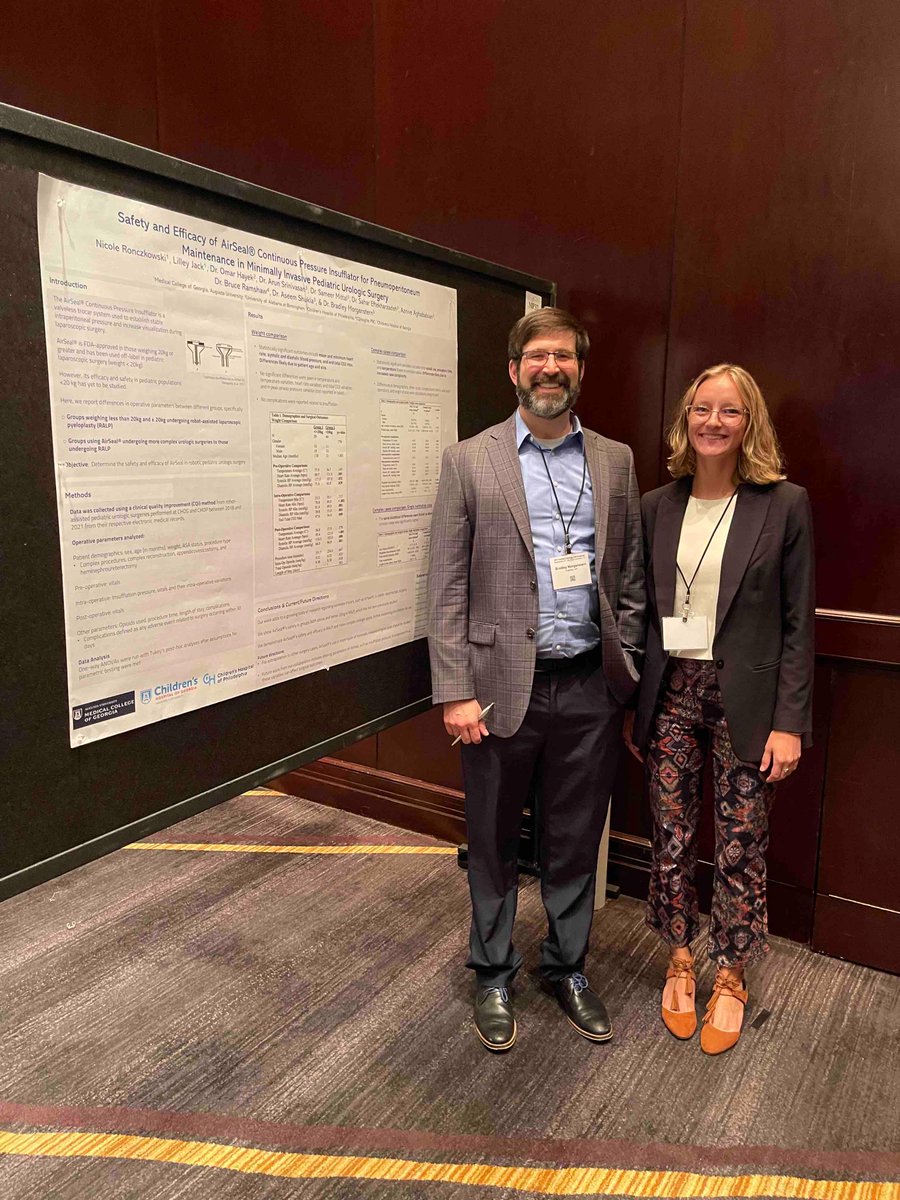 MCG Urology (@mcg_urology) on Twitter photo Great presentation today at the Society of Pediatric Urology meeting on the use of Airseal in pediatric robotic surgery by MCG med student Nicole Ronczkowski <a href="/nronczkowski/">Nicole Ronczkowski, MD, MS</a> <a href="/DrB_PedsUro/">Bradley A. Morganstern</a> <a href="/MCG_AUG/">MCG</a> <a href="/GAChildrens/">ChildrensHospitalGA</a> <a href="/SPU_UROLOGY/">SPU_Urology</a> Great presentation today at the Society of Pediatric Urology meeting on the use of Airseal in pediatric robotic surgery by MCG med student Nicole Ronczkowski <a href="/nronczkowski/">Nicole Ronczkowski, MD, MS</a> <a href="/DrB_PedsUro/">Bradley A. Morganstern</a> <a href="/MCG_AUG/">MCG</a> <a href="/GAChildrens/">ChildrensHospitalGA</a> <a href="/SPU_UROLOGY/">SPU_Urology</a>