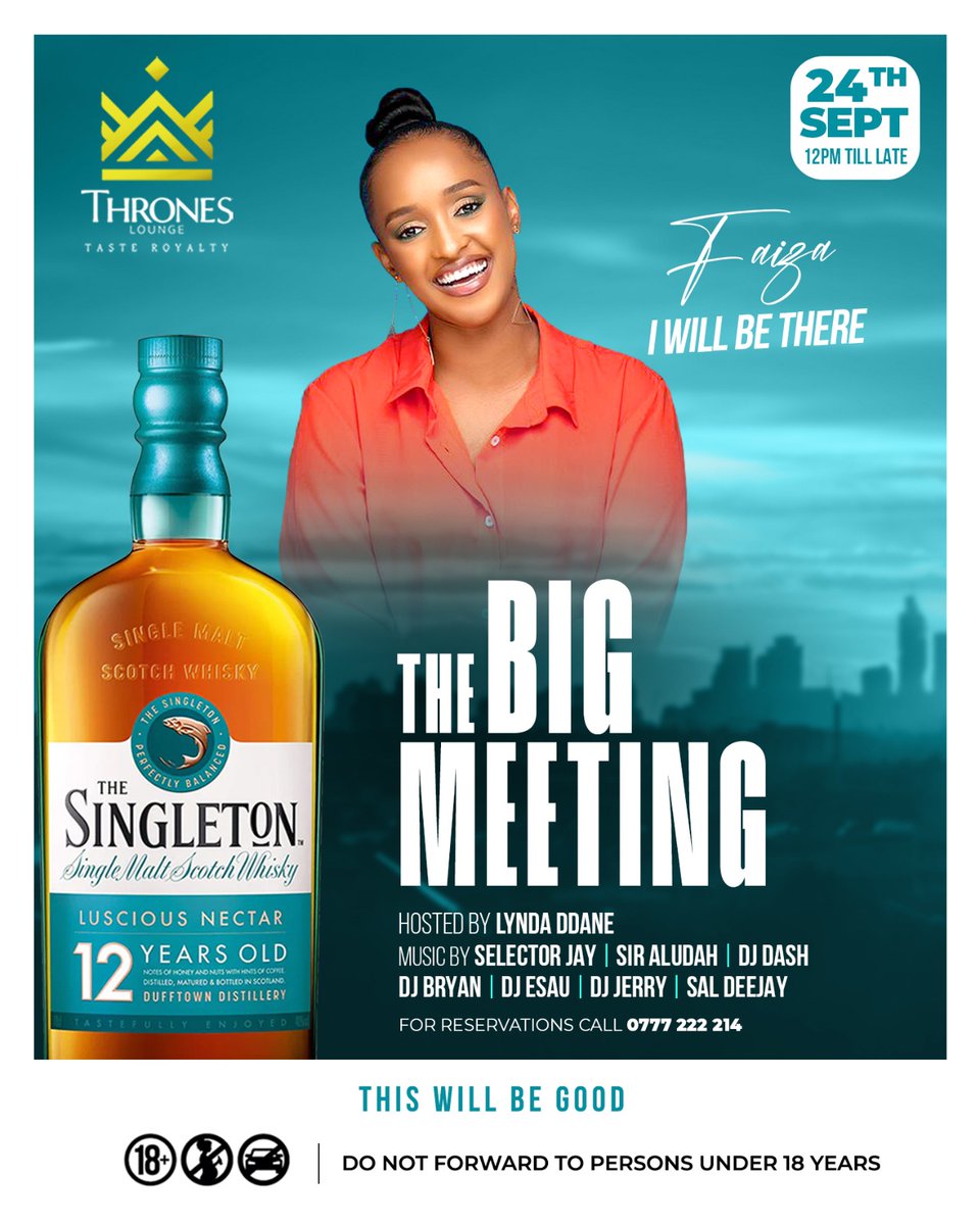 @Faizafabz will be at #TheBigMeetingBrunch At #ThronesKampala