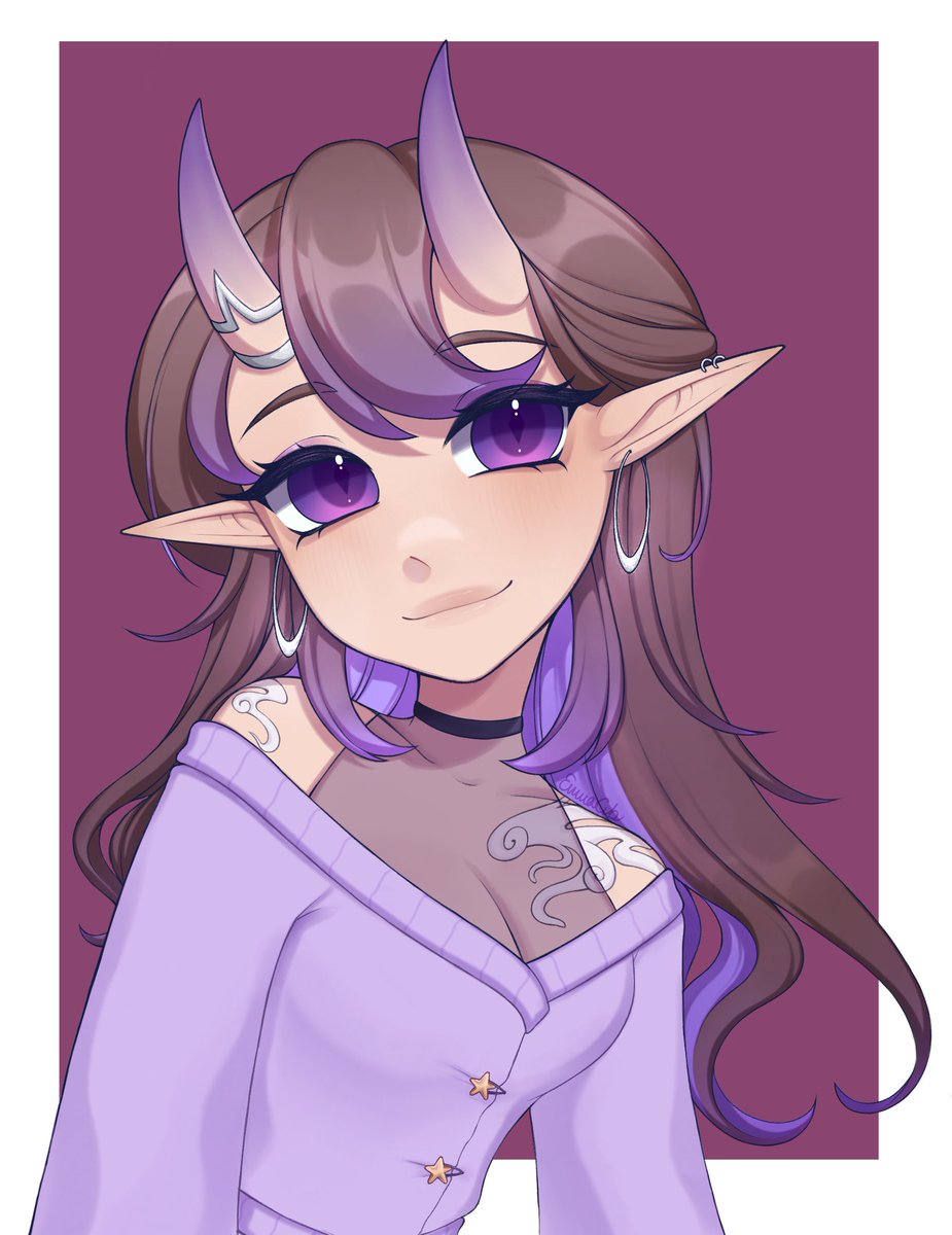 LIL DRAWING I DID FOR THE AMAZING, THE FANTASTIC, THE BEAUTIFUL <a href="/lanilauro/">Lani ✦ VGen</a> 🥹💕