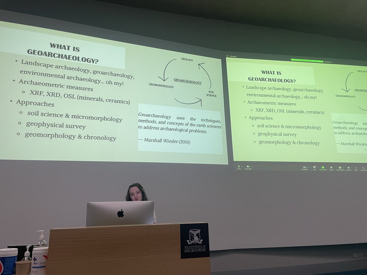 nascaustralia's tweet photo. Day 2 ✅

Our first day of presentations done! We heard some amazing presentations about Vikings, Near East archaeology and geoarchaeology, and had an insightful careers panel (plus a classic night at the clyde!)

Hope you’re excited for our last day 💚

#nasc23 https://t.co/3p7hnailc6
