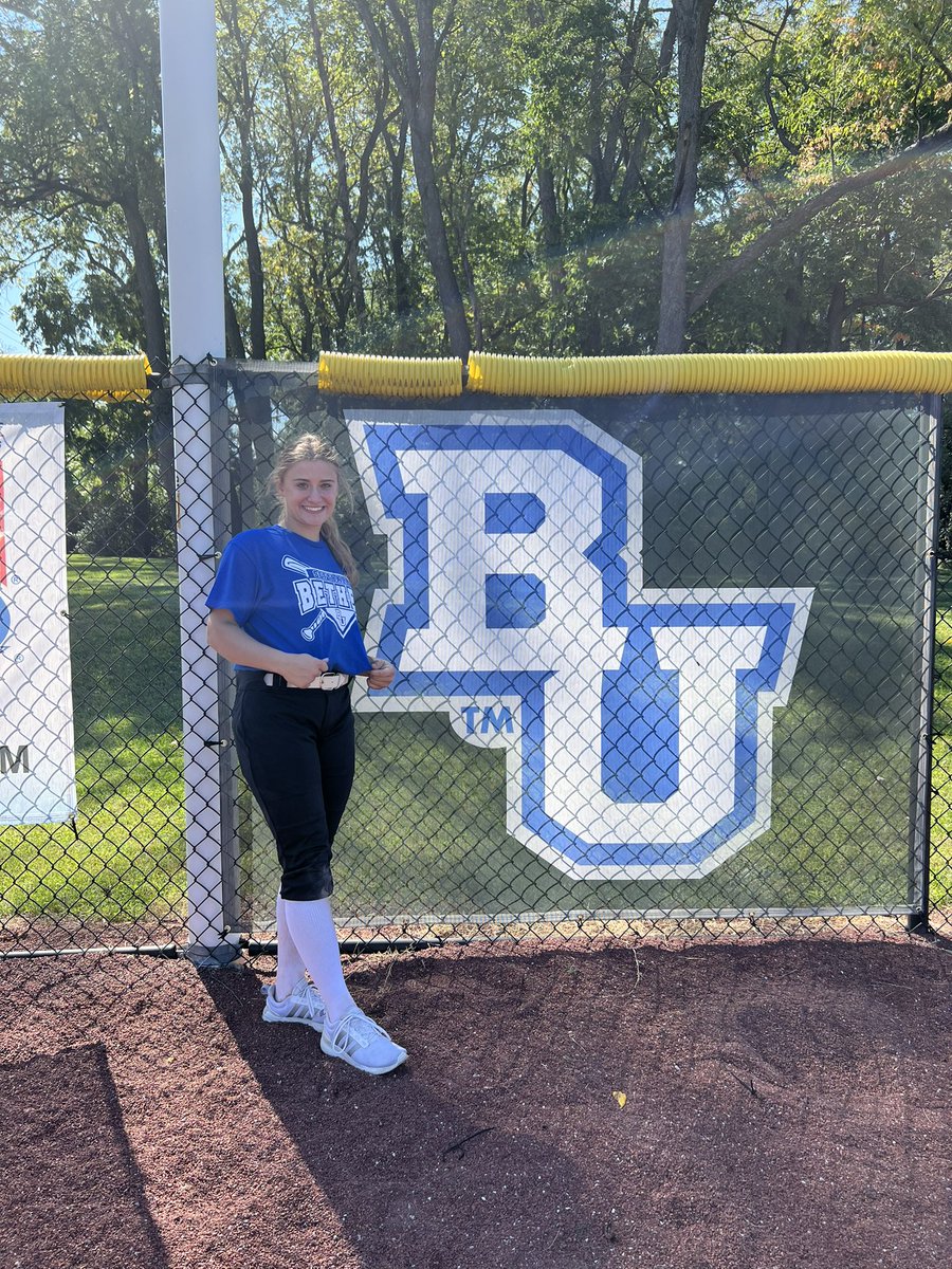 PaxtonBaker2024's tweet photo. I’m very excited to announce that I will be continuing my academic and softball career at Bethel University! I want to thank God for giving me this opportunity and everyone who has helped me along the way! Go Pilots! #anchorup ⚓️ https://t.co/ZOihYxnagz