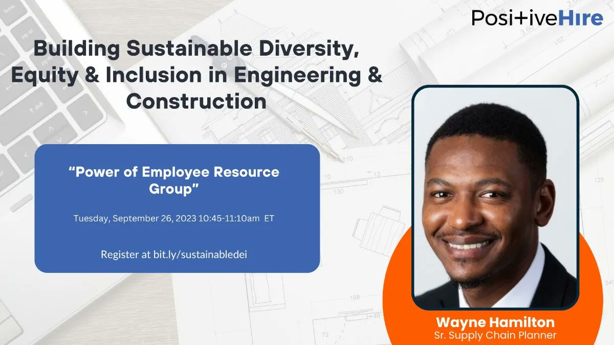 phbalancedco's tweet image. Power Forward Your Employee Resource Groups (ERGs) at the #DiversityInEngineering Virtual Summit! 

Join an insightful panel on how ERGs transform org culture, boost retention and empower employees of color in the AEC industry.  

Register: bit.ly/sustainabledei
