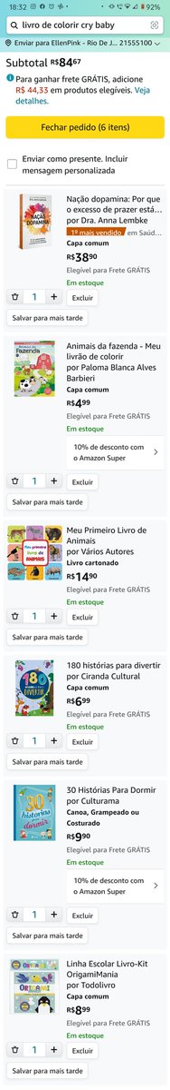 PinkCamillo's tweet photo. @felipeneto Eu nunca me interessei muito por livros, por ter  dificuldade na leitura, desde a epoca da escola,, Porém me interessei bastante por esse primeiro da lista, e os demais são p/ minha filhinha, quero incentivar ela desde pequena,  ela está com 2 anos e 10 meses. https://t.co/WWalQjTihH