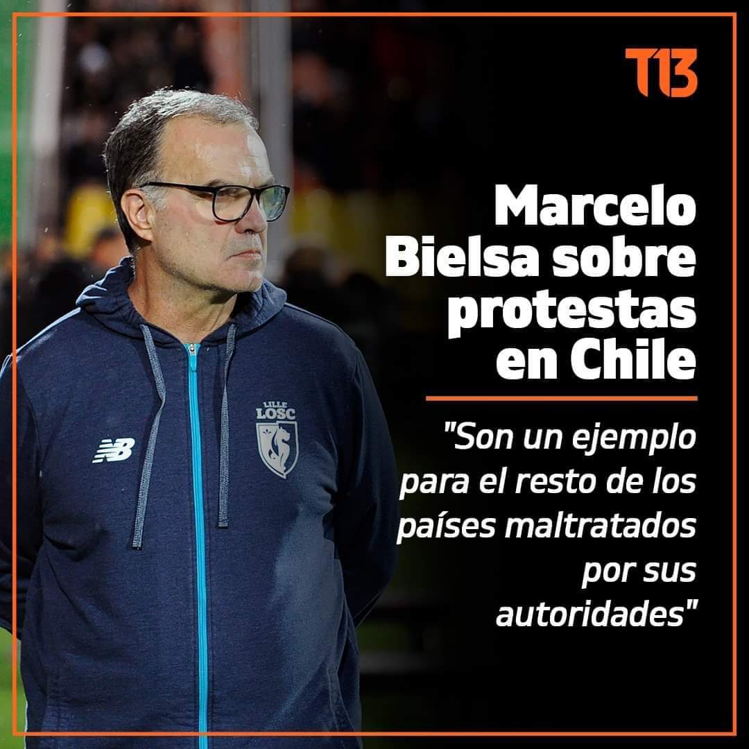 Marcelo Bielsa sobre el Estallido Social