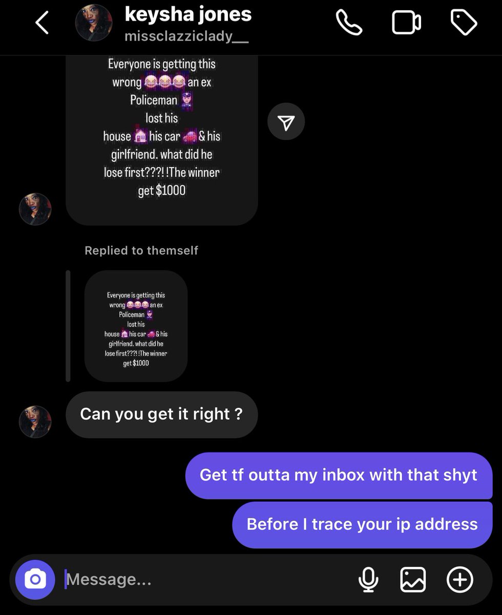 Talk to em nice 😊