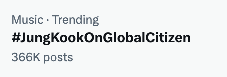 GlblCtzn's tweet photo. Think we can make it 500K? 👀 #JungKookOnGlobalCitizen https://t.co/hLwTWlHFyM