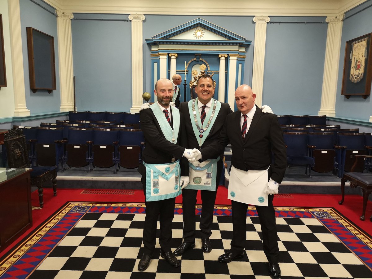 Another fantastic evening, congrats to Brorher Rich  take third regular step in Freemasonry. We had two milestone certificates presented this evening, a 40 and a 50 years in Freemasonry, so congrats to W Bros Barry  and David, a well enjoyed after proceedings. <a href="/HantsMasonSC/">Hants Masons SC</a>