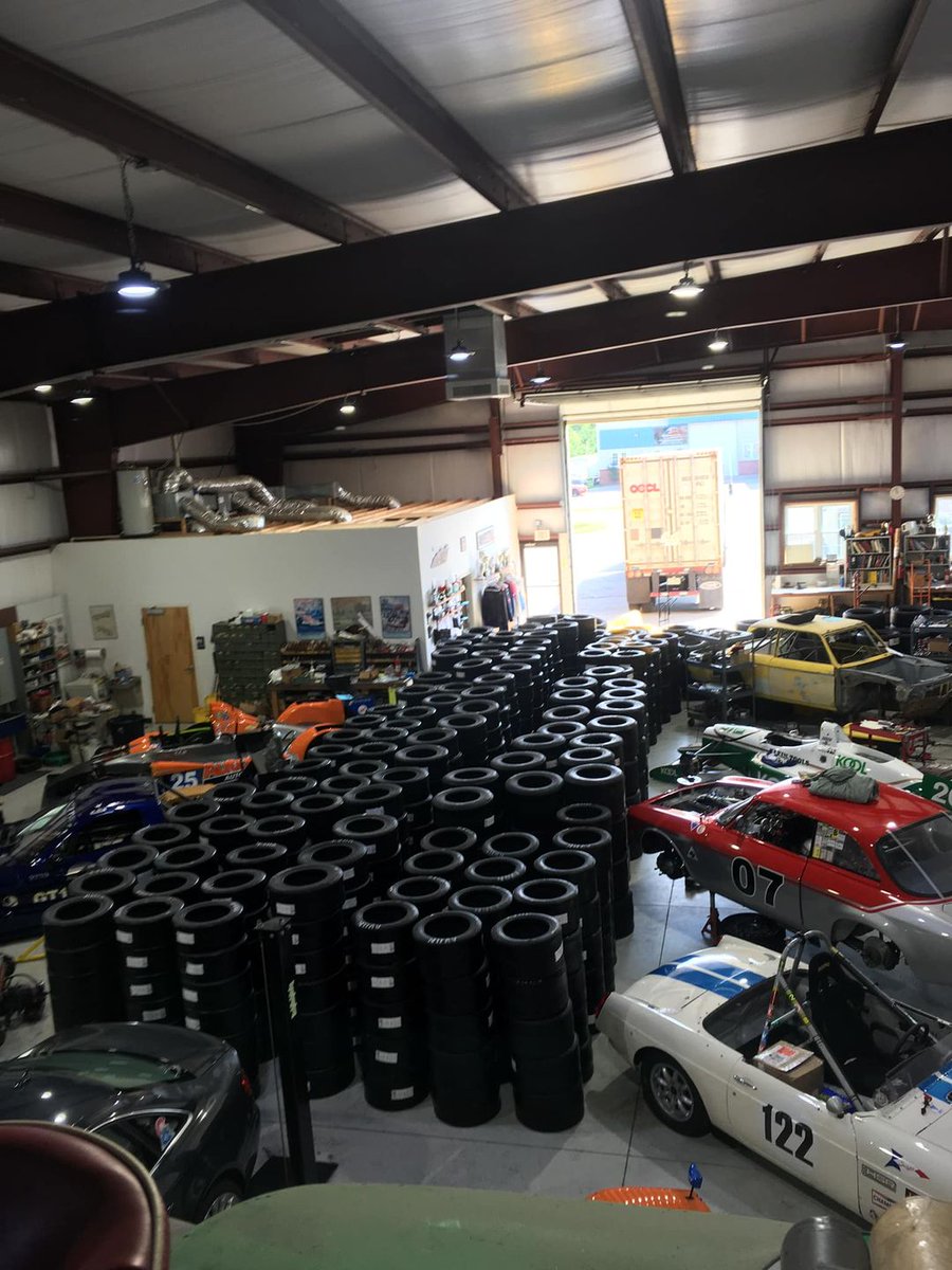 CarManToday's tweet photo. 802 Avon tires fresh off the container!
#racingtires #avontyres #vintageracing #freshrubber #gorace #raceprep https://t.co/W4DZQq8gmo