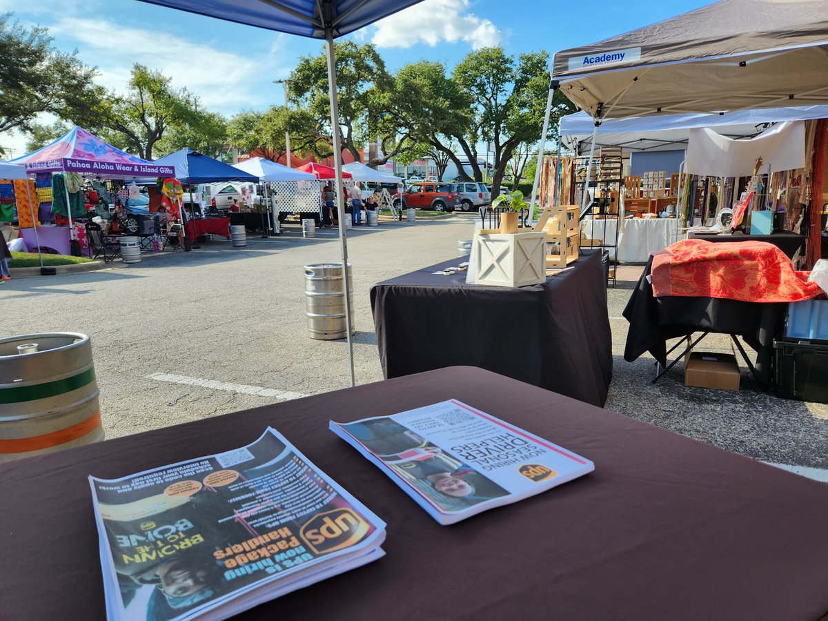 Become a Teamster at UPS! Out recruiting at a community market in North #Austin! Can't make the event? Visit Upsjobs.com to explore employment opportunities 📦

📍12233 Ranch Rd 620, 78750
⏳️4:00pm-8:00pm