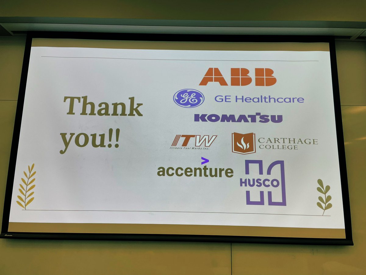 Teri M Sippel Schmidt (@terimsippel) on Twitter photo Finally, a sincere thank you to the Marquette <a href="/MUEngineering/">Marquette Engineering</a> #SWE Regional meeting sponsors. We could not do this without you! Hope the job fair was successful. Finally, a sincere thank you to the Marquette <a href="/MUEngineering/">Marquette Engineering</a> #SWE Regional meeting sponsors. We could not do this without you! Hope the job fair was successful.
