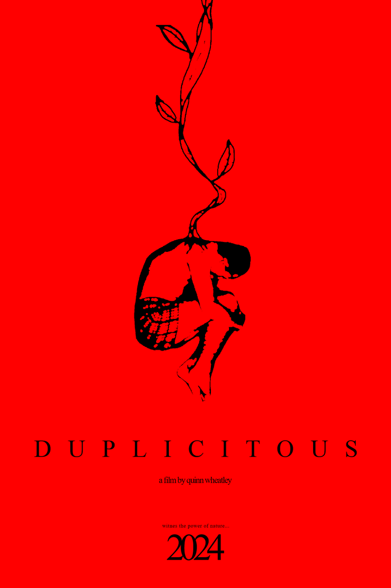 An updated version of the final poster for my debut feature "DUPLICITOUS." 

#filmmaking #indiefilm #horrorfilm #indiehorror #naturefilm #supportindiefilm #nobudgetfilmmaking #filmmaker #filmmakerslife #poster #posterdesign  #GraphicDesign  #horrorposter #upcomingfilms