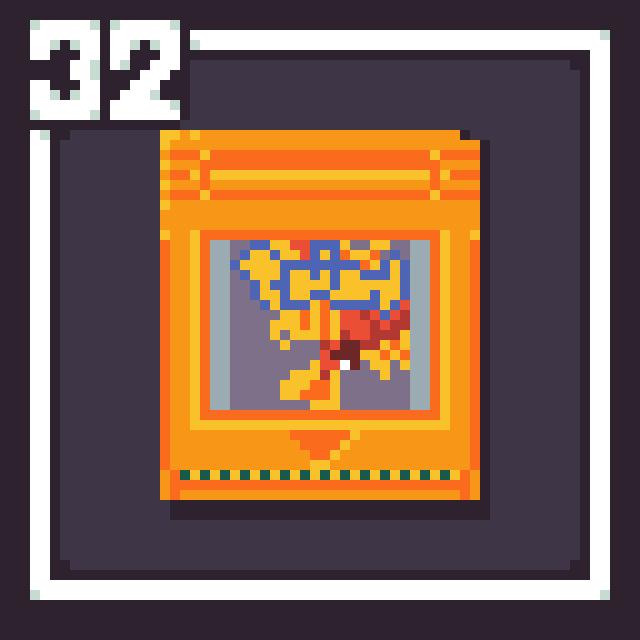 thayus_'s tweet photo. #pixelart #res64 #Pokemon 

Day 32!

Did my copy of Pokemon Gold today - pretty proud of it.

Palette is the excellent Resurrect 64 by @KerrieLake -- it's really good, haha. https://t.co/oOIfucEXcO