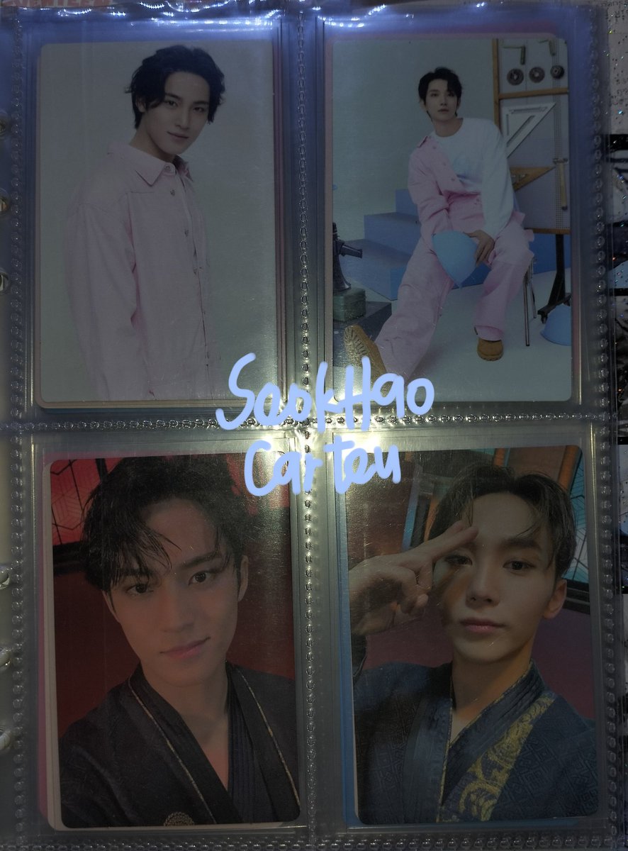 ♡̷ wts lfb ph svt .ᐟ #seokhaogems

꒰ random svt pc sets ꒱  .. ☆

๑ see alt for prices; strictly sold as set
๑ all mint but x to sensi, onhand, ready to ship
๑ payo (prio) / 3 days res
   
ꮺ . . . reply / dm to claim!

⌗ mingyu wonwoo batangas teenage green jeonghan