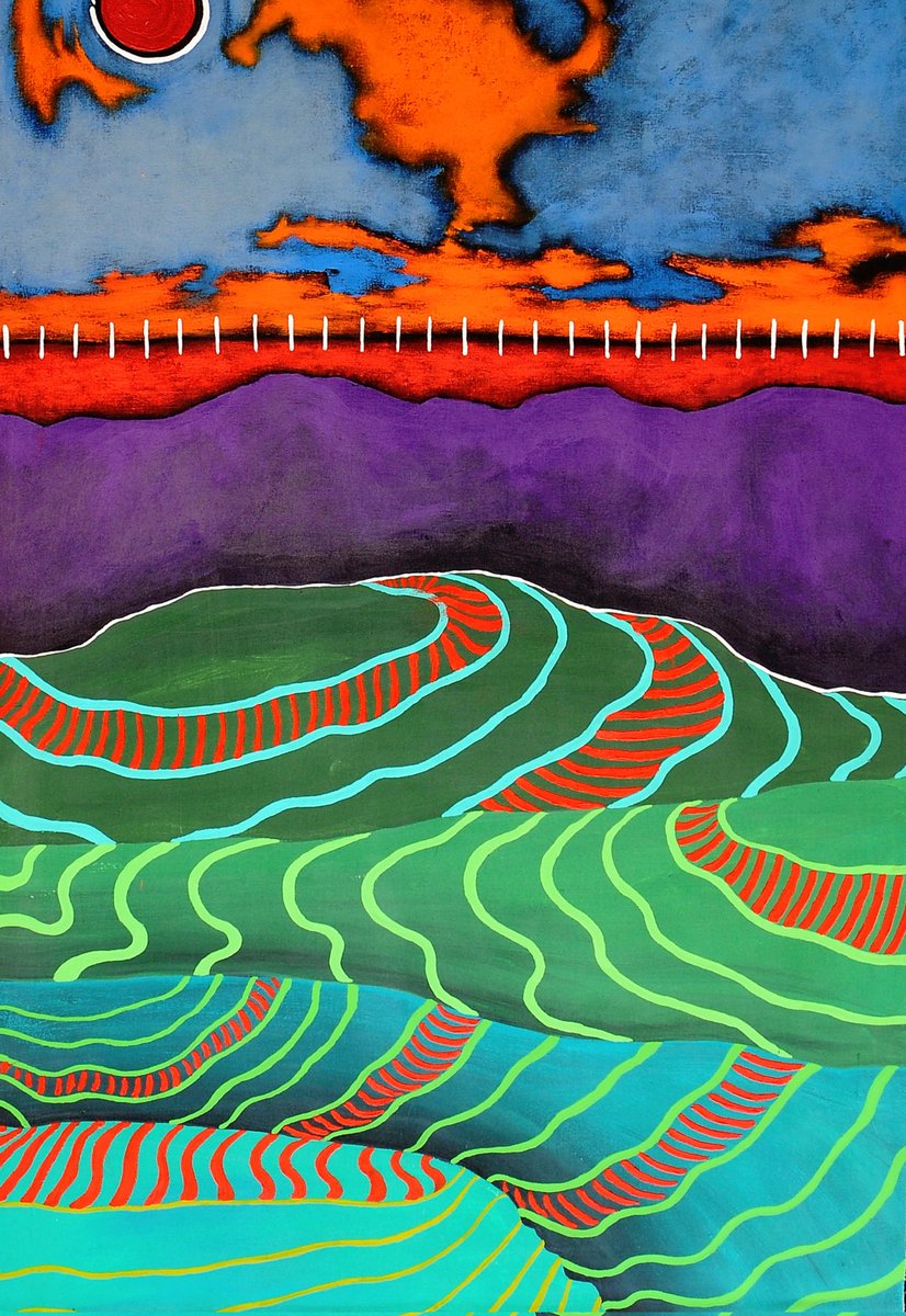 Fragment of my painting,  acrylic on canvas 
#art #VisualArt #colorful #fineart #modernart #painting #myart #artgallery #artworkอซทซ #graphicart