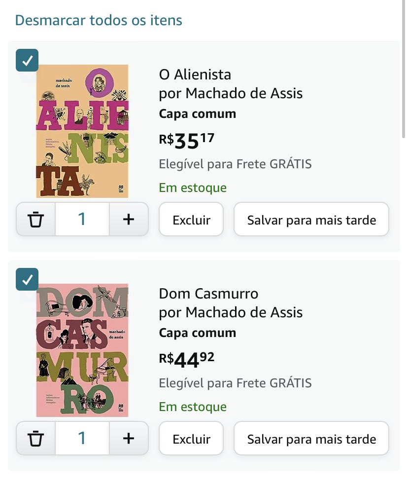 cadeamarcela's tweet photo. @felipeneto Clássicos da literatura de um dos escritores brasileiros mais importantes ♥️ quero muito ler Machado de Assis 🙏🙏 https://t.co/SHmYAAT98v