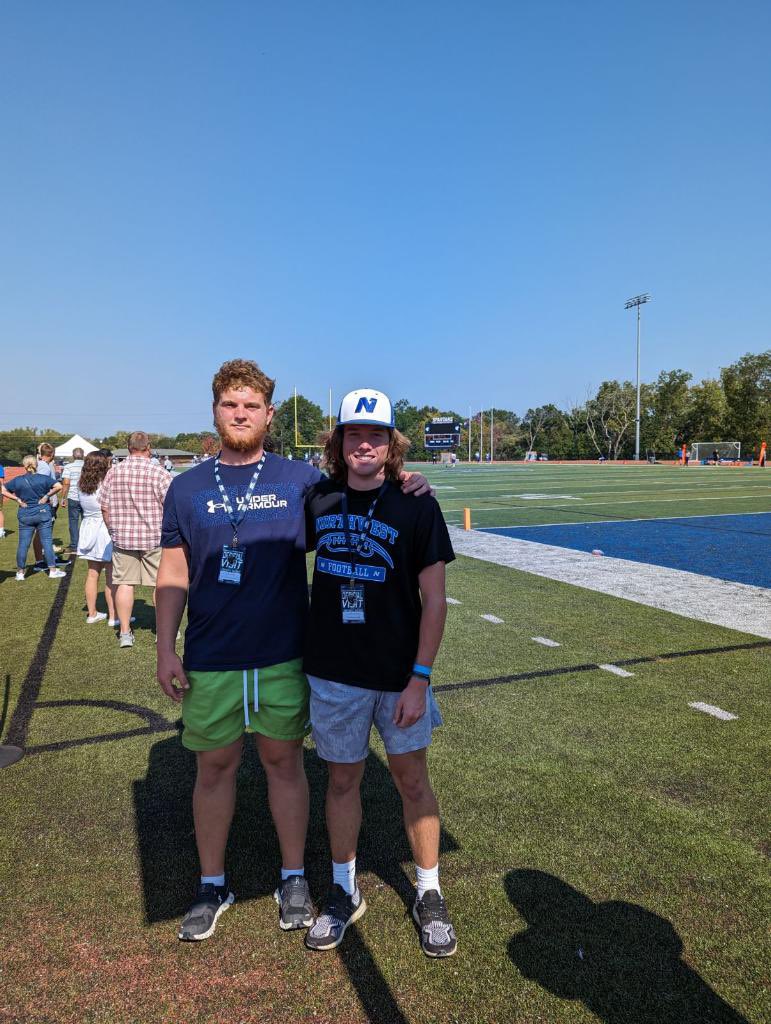 Landon Richard (@landonrichard42) on Twitter photo Had a good time today at the <a href="/MBUFootball/">Missouri Baptist Football</a> game today! Thanks for the invite <a href="/CoachKRocheford/">Kenton Rocheford</a>!
<a href="/NWLIONSFOOTBALL/">NORTHWEST FOOTBALL</a> Had a good time today at the <a href="/MBUFootball/">Missouri Baptist Football</a> game today! Thanks for the invite <a href="/CoachKRocheford/">Kenton Rocheford</a>!
<a href="/NWLIONSFOOTBALL/">NORTHWEST FOOTBALL</a>