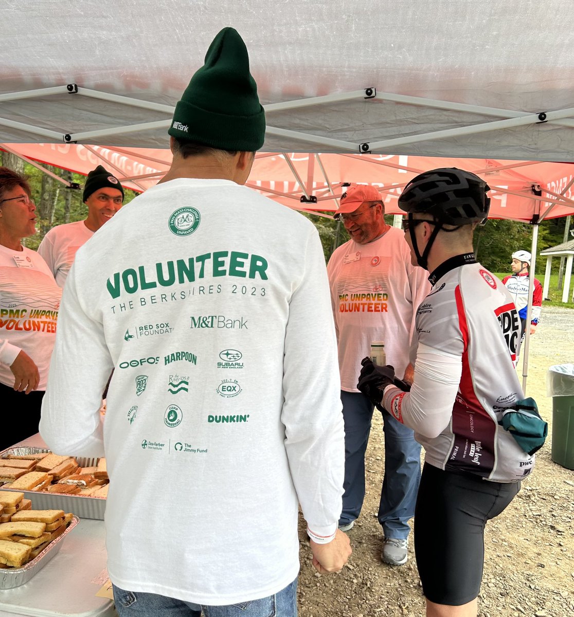 PanMass's tweet image. Thank you to all our #PMCUnpaved volunteers for their commitment to bringing us all Closer by the Mile! #PMC2023