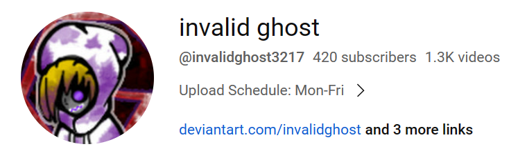 invalid_ghost's tweet photo. I've reached 420 subs! It's official, I have peaked as a YouTuber. https://t.co/72oc4DVtg6