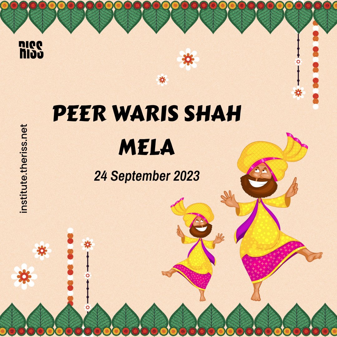 شیخوپورہ میں "پیر وارث شاہ کا میلہ" میں پاکستان کی ثقافتی تاریخ کو قبول کرنے کا وقت آیا ہے۔
For Contact:
Whatsapp +92 347 1663003
Telephone 056 367 8338
Website: institute.theriss.net

#riss #rissgroup #institute #sheikhupura