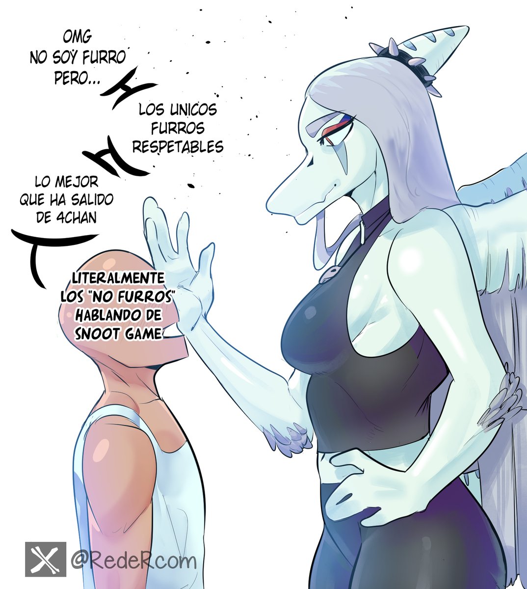 Para aquellos que niegan ser furros xd, tomenselo con humor ok? #fang #snootgame #art #fanart #commissionsopen