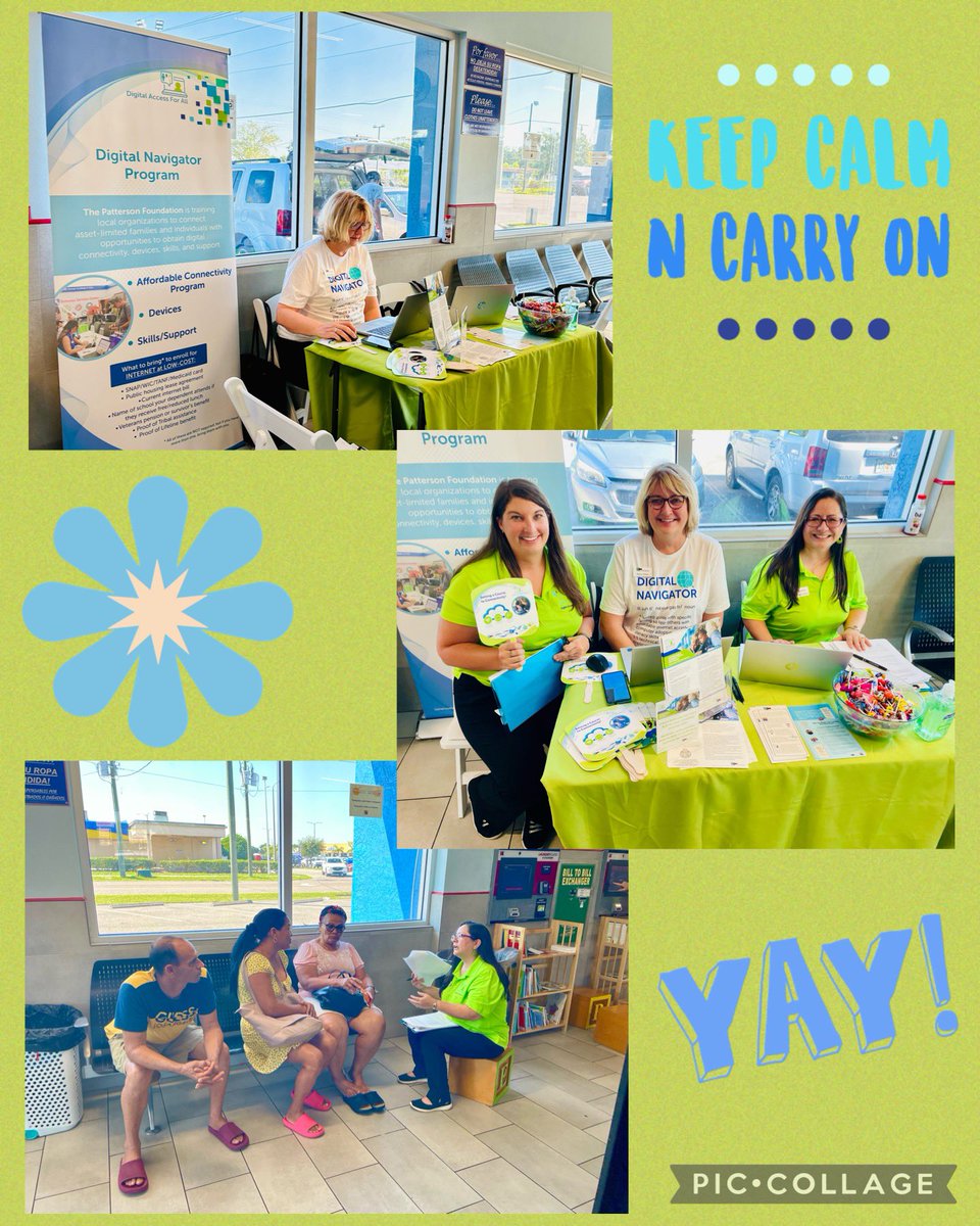 svegapicTPF's tweet photo. 20 families may soon get $30 off internet per mo. through the Affordable Connectivity Program! Plus, FREE laundry with snacks &amp; books! AWESOME DAY!
@ThePattersonFdn @CurrentLP 
#digitalaccess4all #DigitalNavigators #popupneighbor #freelaundryday #laundryproject @SuncoastCGLR https://t.co/T9TGfwKoWY