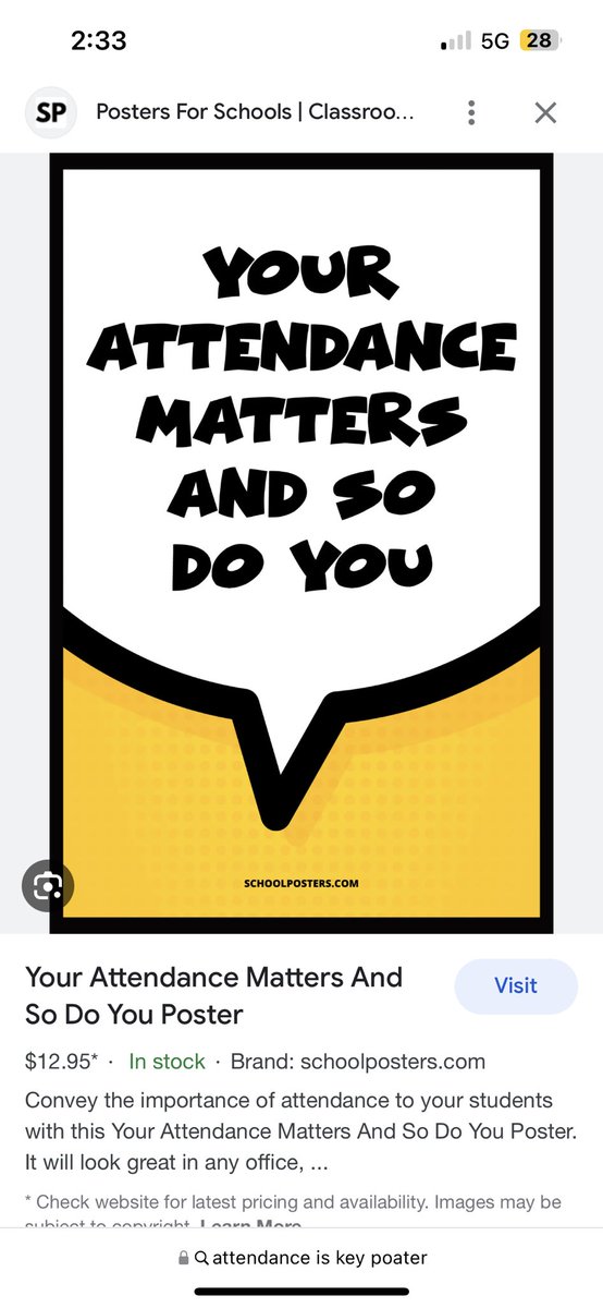 23/24 Day#28
🌟🌟 Ms Jayme Time 🌟🌟
We love our class visits from our #JellickJaguar School Counselor! ❤️
Our lesson for today?
🔸🔹Attendance Matters!🔹🔸
Let’s develop some great habits to get us to schools each day.😊