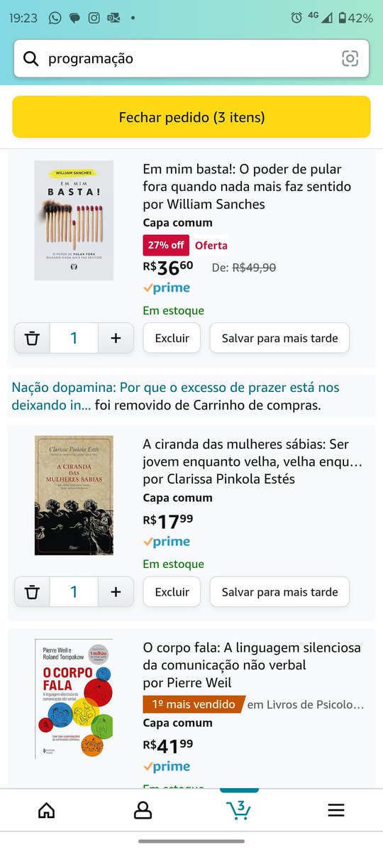 LinguasPin's tweet photo. @felipeneto O corpo fala: foi indicação da minha fono, pois tenho MUITA dificuldade em me comunicar/me expressar
A ciranda...: indicação da psicóloga da minha namorada 💘
Em mim basta: é algo que sempre me falam sobre minha personalidade, pelo fato de eu não saber dizer não quando necessário https://t.co/UNMsRcXiG7