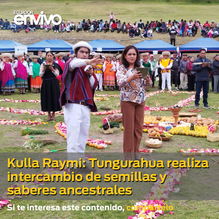 ecuadorenvivo's tweet photo. Alrededor de 800 personas participaron de la Quinta Feria de Intercambio de Semillas y Saberes Ancestrales – “#KullaRaymi #Tungurahua 2023” https://t.co/jTjSN8PzWw
@AgriculturaEc https://t.co/AcYlsCFU7c