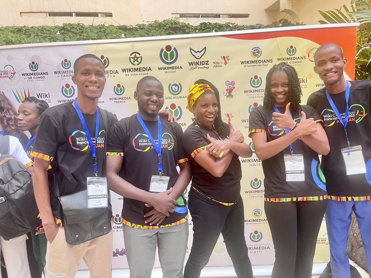 Wikimediagin's tweet photo. Fin de la 7eme édition de la #Wikiconventionfr 2023 à #Abidjan
Prochaine rencontre en 2024 au Québec (Canada) https://t.co/qZiqvNQrU3