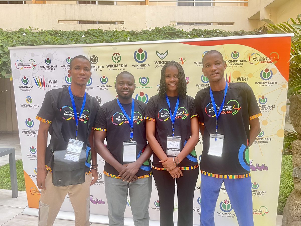 Wikimediagin's tweet photo. Fin de la 7eme édition de la #Wikiconventionfr 2023 à #Abidjan
Prochaine rencontre en 2024 au Québec (Canada) https://t.co/qZiqvNQrU3
