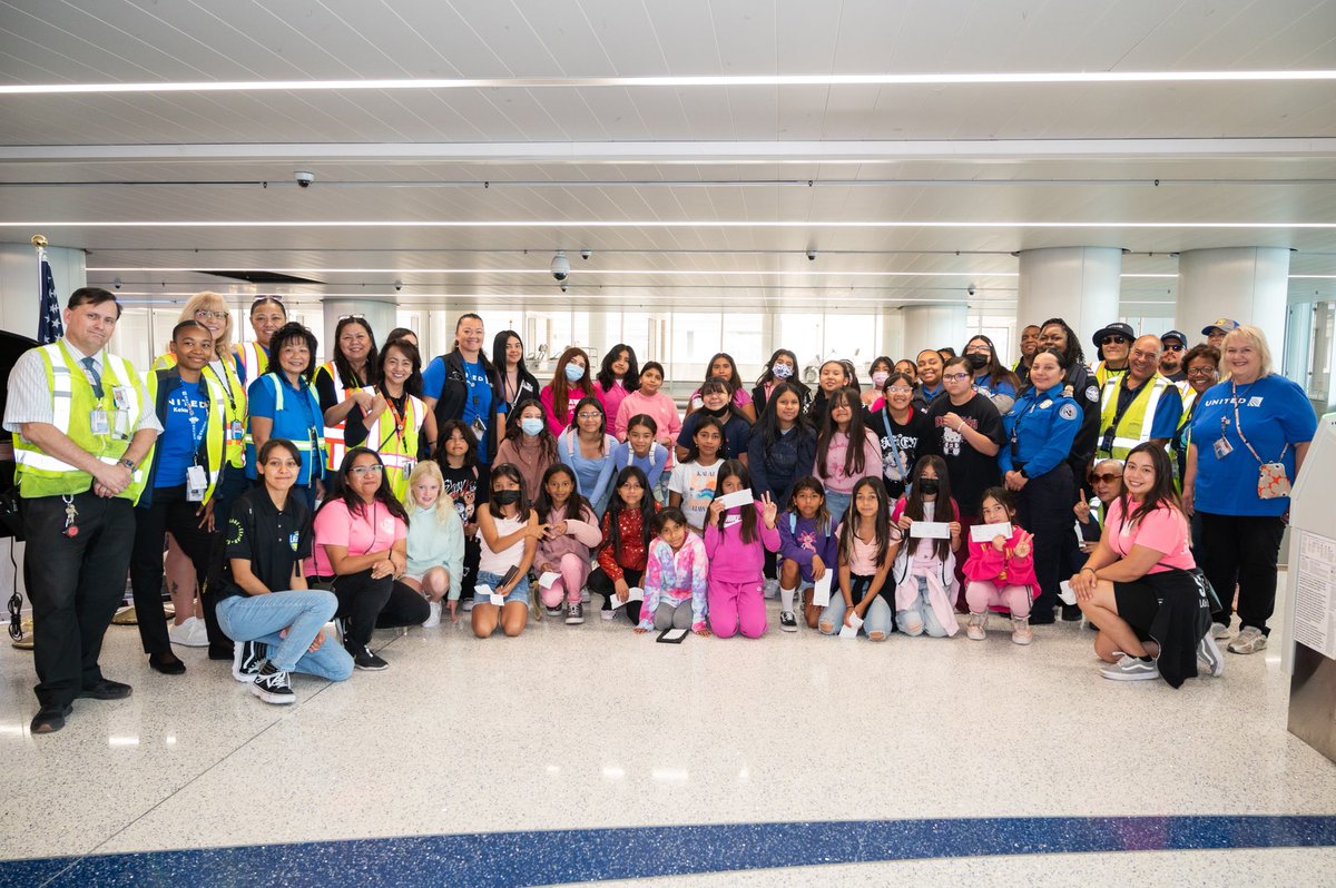 What a wonderful day at our @united @flyLAXairport and @flySFO Hubs where we hosted “Girls in Aviation Day” to inspire more amazing young women to pursue careers in this exciting field ✈️ #GoodLeadsTheWay