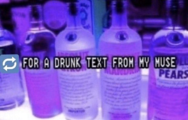 I had the drinkies ~