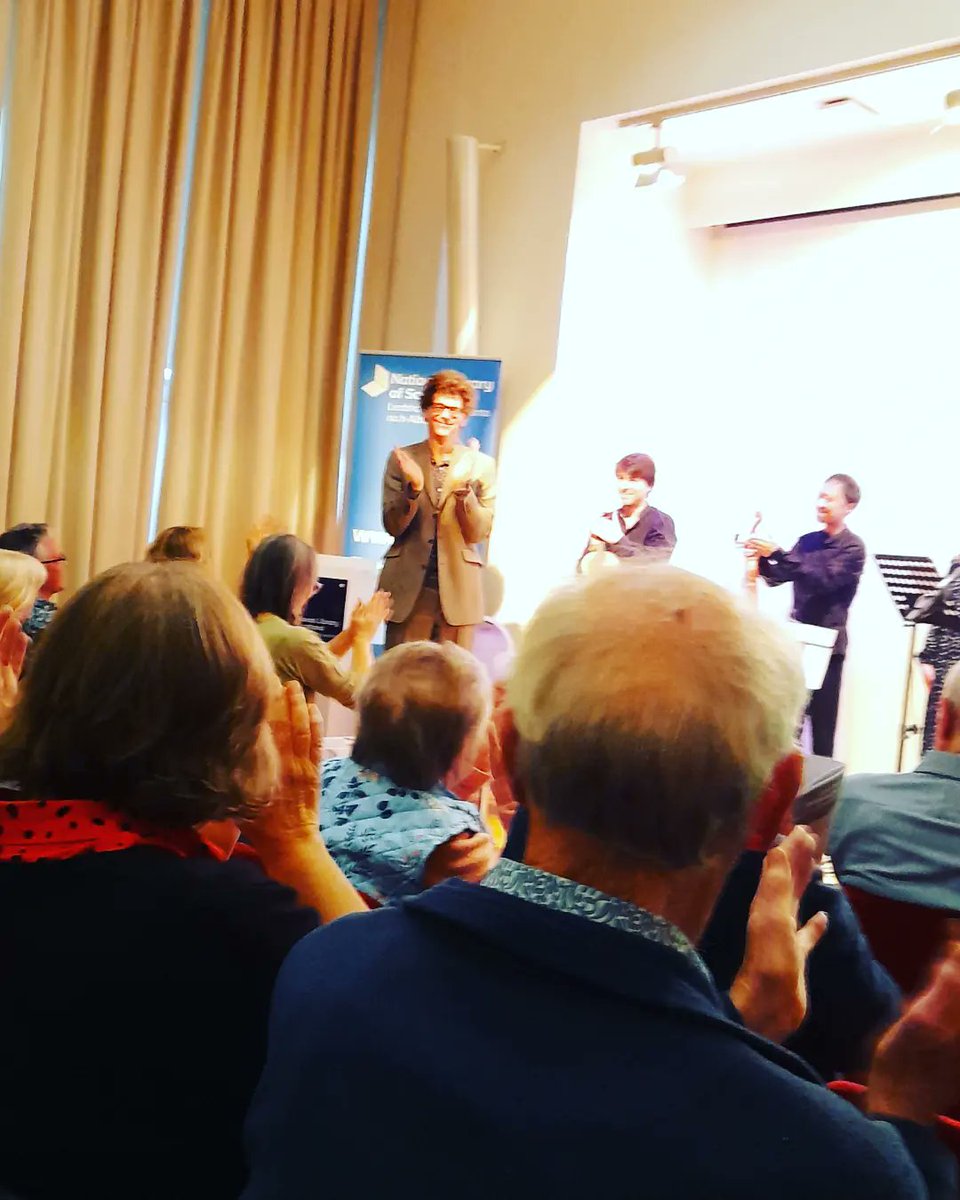 OlgaWojtas's tweet photo. Brilliant concert at the @natlibscot to accompany its first ever Gaelic dual-language  exhibition, "Sgeul/Story." 
@MMacMillan_Uist and the @EdinQuartet performed new music from composer @NedBigham (apols for the blurry pic). https://t.co/0JzyKOpyj8