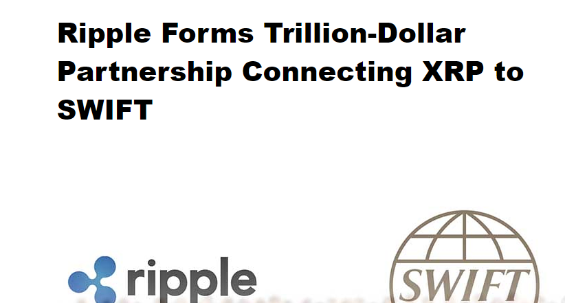 💥💥💥BOOOOOOOOOOOOOOOOM💥💥💥
#RIPPLE PARTNERS WITH SWIFT TO CONNECT $XRP TO THE SWIFT SYSTEM!!