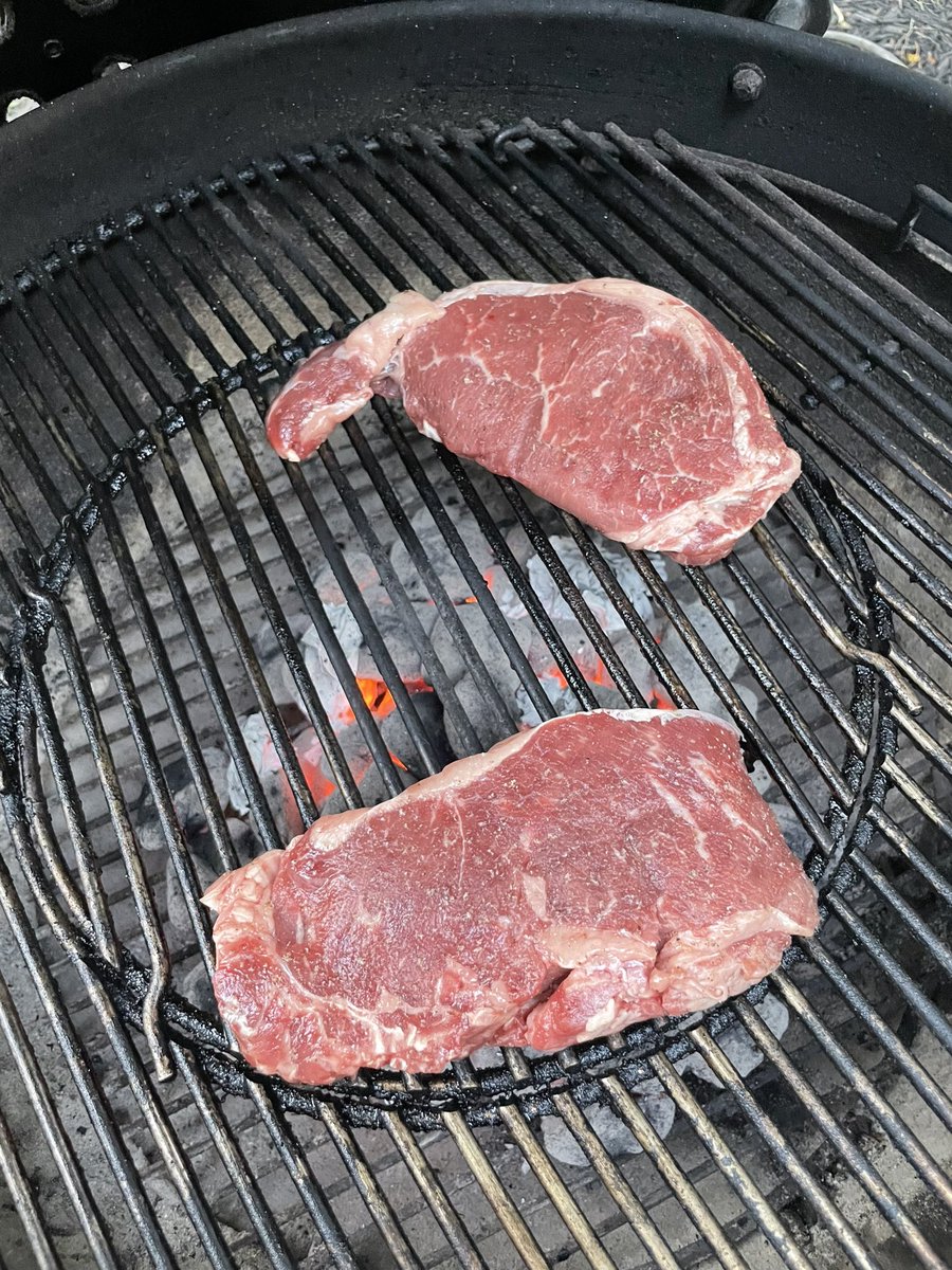 kousurdaddy's tweet photo. Pig roast for the afternoon. Steaks for dinner. Not exactly a #meatlesssaturday right @peta https://t.co/u9pFMtsz0J