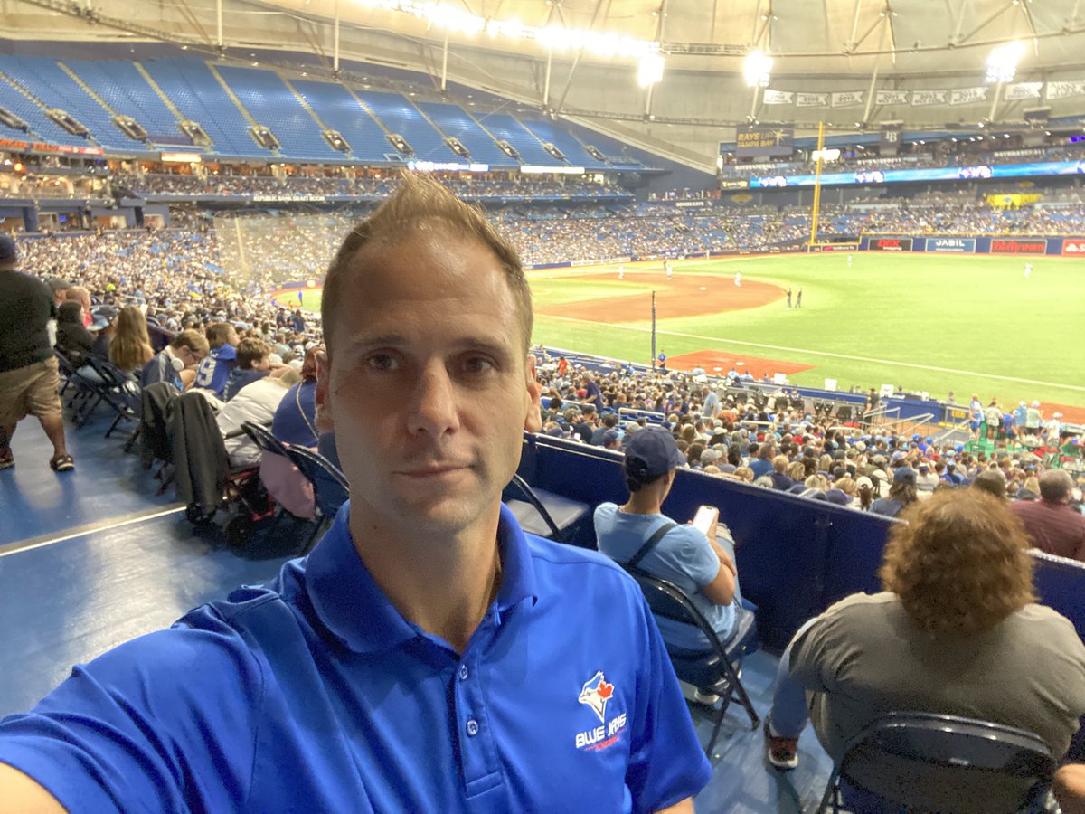 Cheering on the <a href="/BlueJays/">Toronto Blue Jays</a> in Tampa