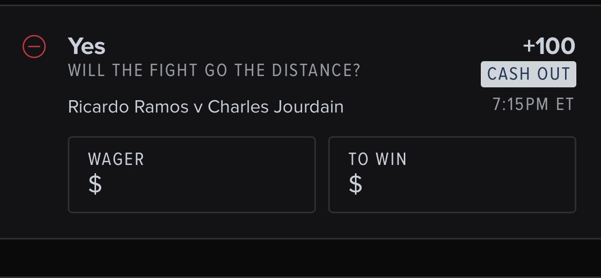 KeladiPicks's tweet photo. Starting the main card off with Ramos/Jourdain to go the distance +100 https://t.co/720BAK8XQW