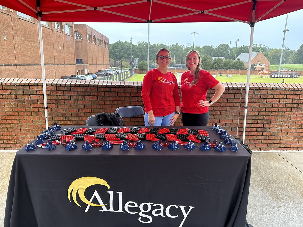 Thank you to @Allegacy for being today’s game sponsor! Stop by the table for a free UNCG cowbell! #letsgoG