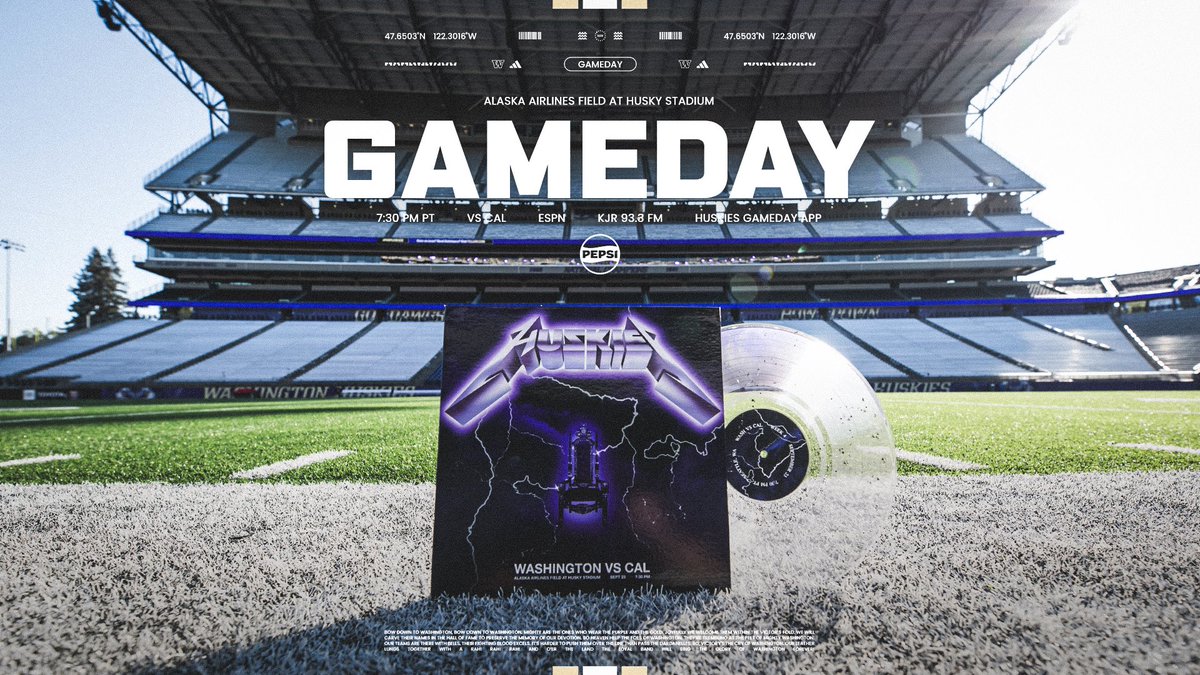 UW_Football's tweet photo. TUNE IN TONIGHT 👀
🕐 7:30 PM PST
🆚 Cal
📺 @ESPN
📻 @933KJR
🎧 https://t.co/yDRdbyzad3 https://t.co/deGrGxIWqx