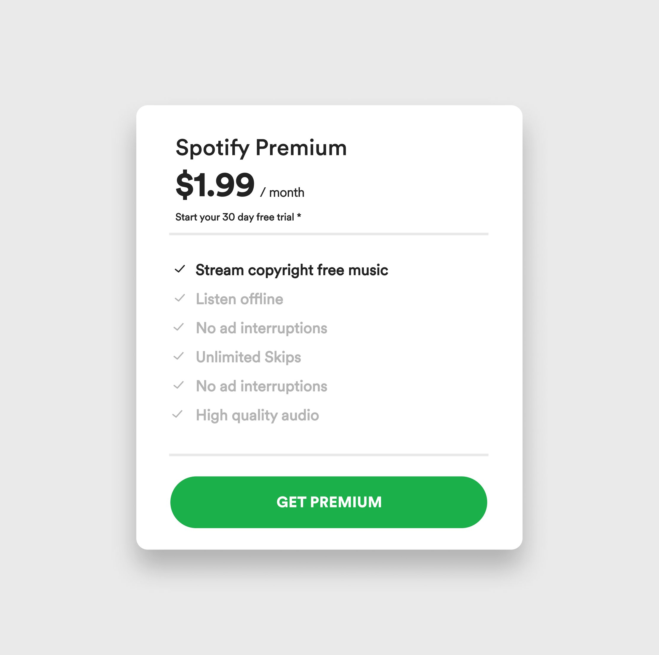 Spotify cheap free stream