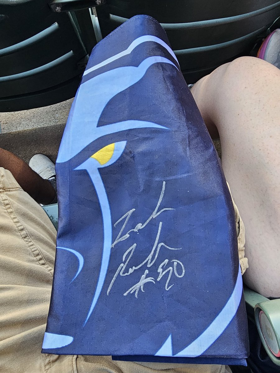 Battles17's tweet photo. My grizzly fandom started with the grit &amp; grind era. My biggest dream is to get my flag signed by every member of the 2013 Memphis Grizzlies squad. Today I was face to face with grind father himself @aa000G9. Unfortunately I couldn't close the deal on the signature. https://t.co/25vTaRQfGZ