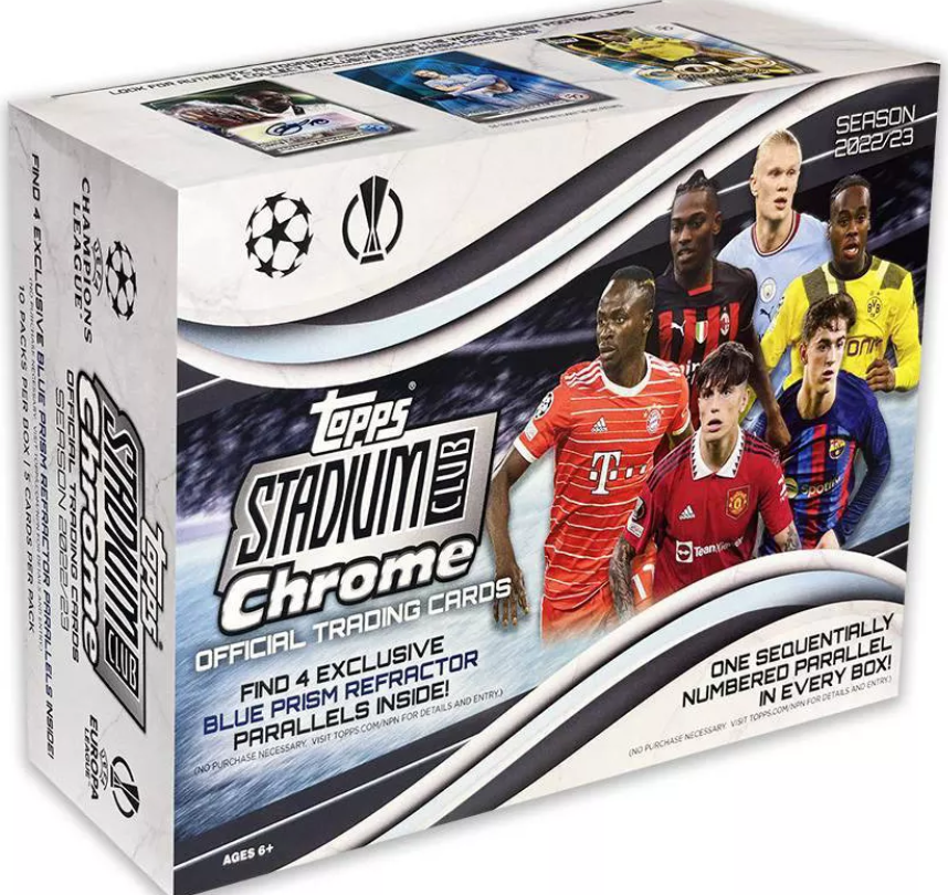 Who wants a Stadium Club Chrome soccer mega box? 

- Follow <a href="/CardPurchaser/">Card Purchaser</a>
- Retweet this tweet

Winner picked 9/26 at 9pm central. US shipping please! I will not send links in DM. Scroll my feed daily.