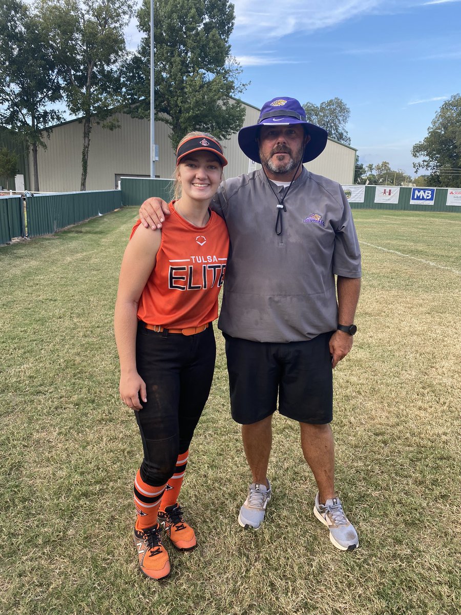 I attended the Ouachita Baptist camp today! It started of great with a devotional, lots of hitting and defensive reps and finished off with a fun scrimmage. It was nice getting to work with the players one on one to advance my game. Thank you to Coach Jackson for a great camp!