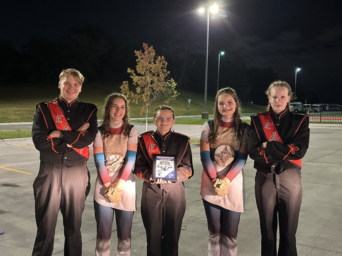 ehsbands's tweet image. Long but successful day. Finished 2nd in our class and 11th overall. Way to go Raiders!