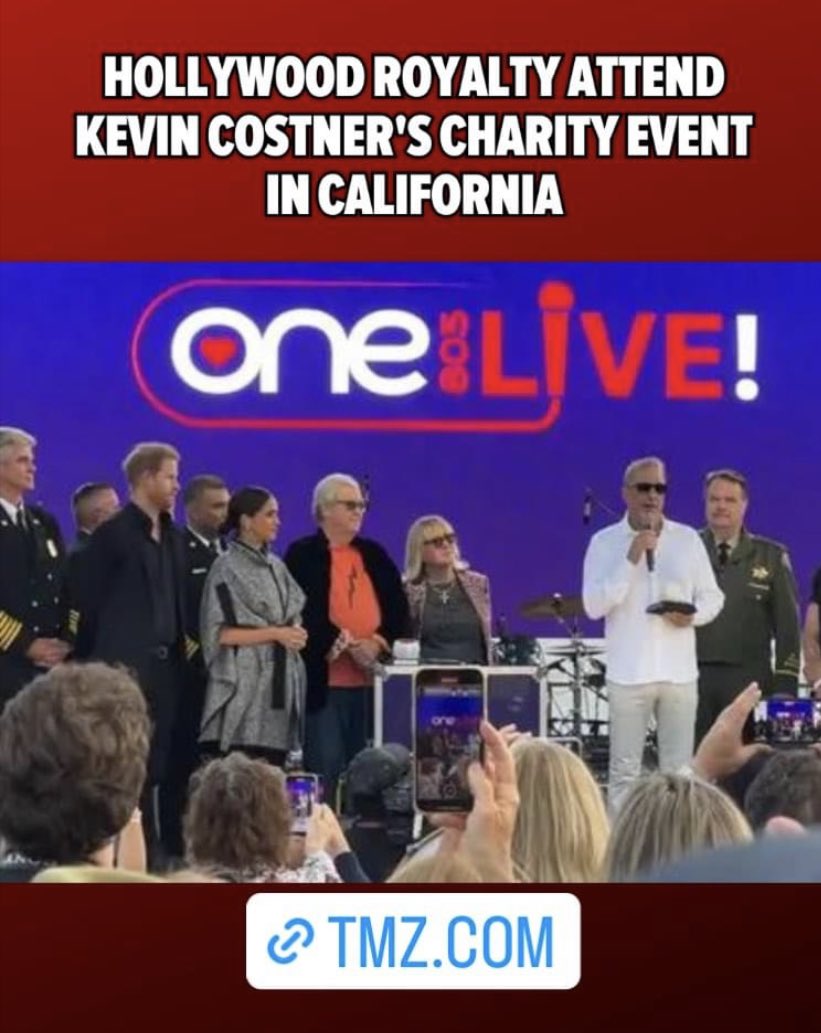 i_b_rob's tweet photo. @wuikle @NaomiSky_15 …looks like TMZ made up a name 
for the #sneakingduo >at least it wasn’t 
>America’s Royalty attend #One805Live 
…I don’t get it‼️the #conartists allegedly weaseled in #kevincosner #whyaretheythere #striptheirtitles #justdoitkingcharles #HarryandMeghanAreAJoke https://t.co/V4eXvSGmAh